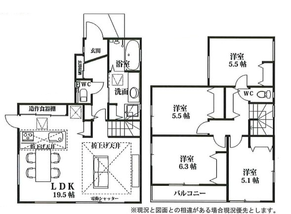 戸建 川越市大字藤間の間取り