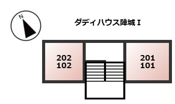 【区画図】 | ダディハウス陣城Ⅰ