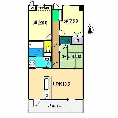 パル・グランディの間取り| 