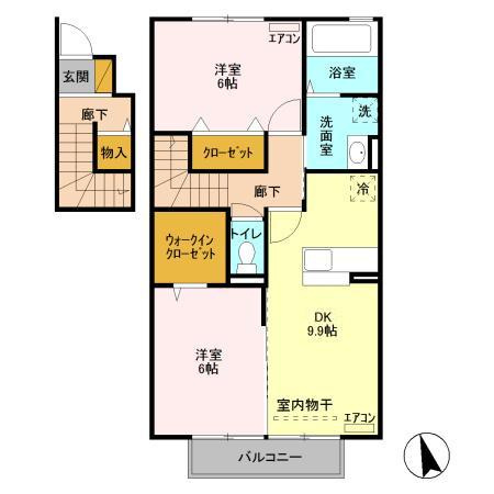 サニーハウスの間取り