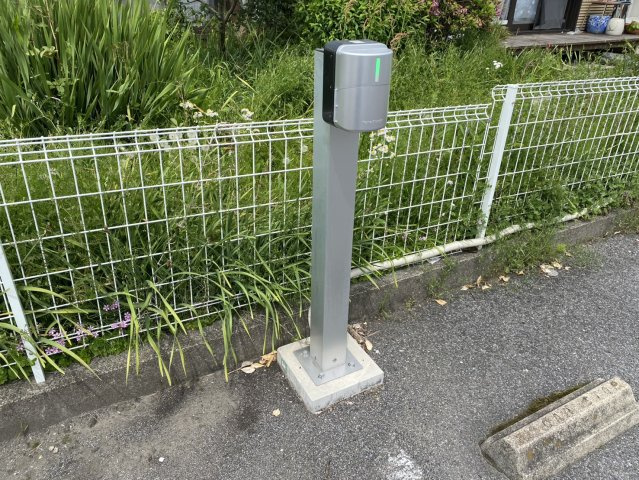 岐阜県瑞穂市牛牧　重量鉄骨造1棟アパートのその他|敷地内　EV充電スタンド