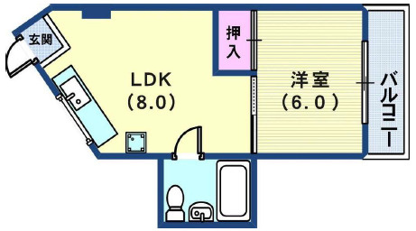 西島ビルの間取り