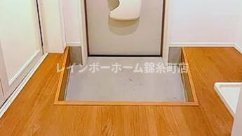 葛飾区四つ木２丁目のアパートの玄関