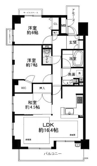 【間取り】 | パラドール嵯峨嵐山