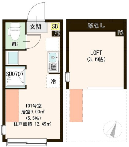 【間取り】 | ウイングMK綾瀬