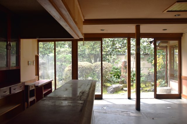 百万遍 市中の山居 商いの町家の内装