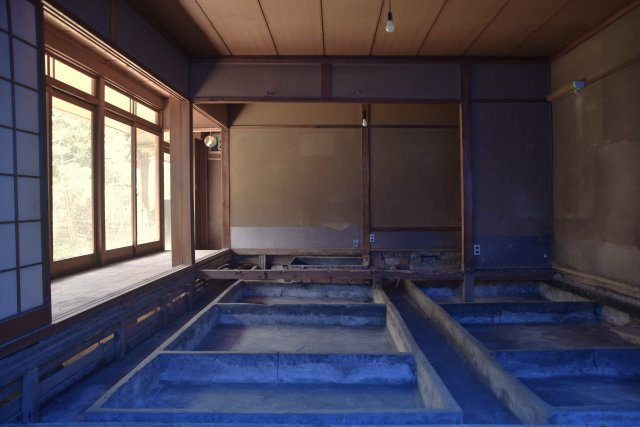百万遍 市中の山居 商いの町家の内装|営みの跡が残っています