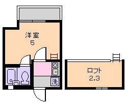 【間取り】 | ローズアパートR39