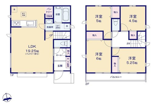 【Heartfull Town】国分寺北町３丁目の区画図|〇 本物件【Ｃ号棟】の間取・平面図です〇　敷地面積:120.07㎡　建物面積:92.32㎡　
全１２棟の開発現場です。