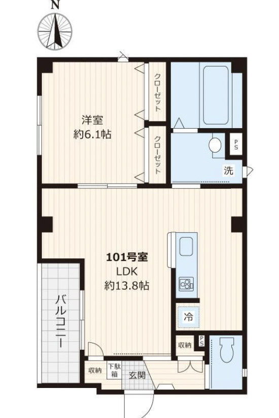 モンステラの間取り