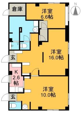 Ｓｅｒｅｎｏ　Ｉｗａｓａｋｉの間取り