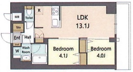 S-RESIDENCE王子enableの間取り