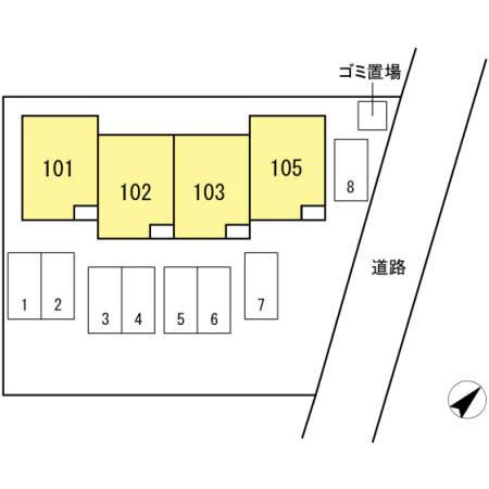 ファミーユ昴の区画図