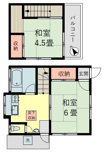 ＪＵＮハイツの間取り
