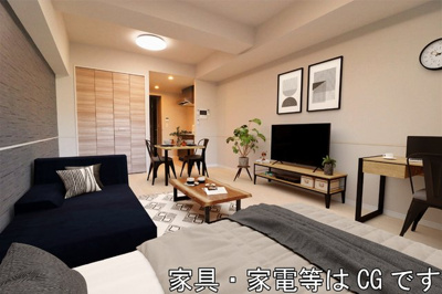 【内装】 | Park Avenue East | 410　洋室※家具・家電等はCGです