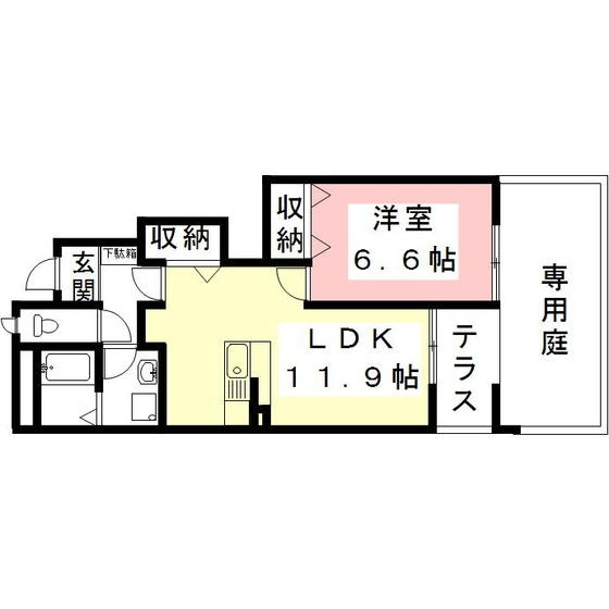 パティオアクタミの間取り