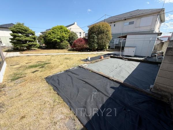 前橋市天川大島町中古一戸建ての庭