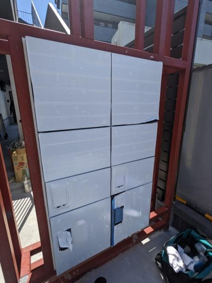 【設備】 | 集合ポスト工事中