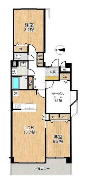 ドムール南生駒