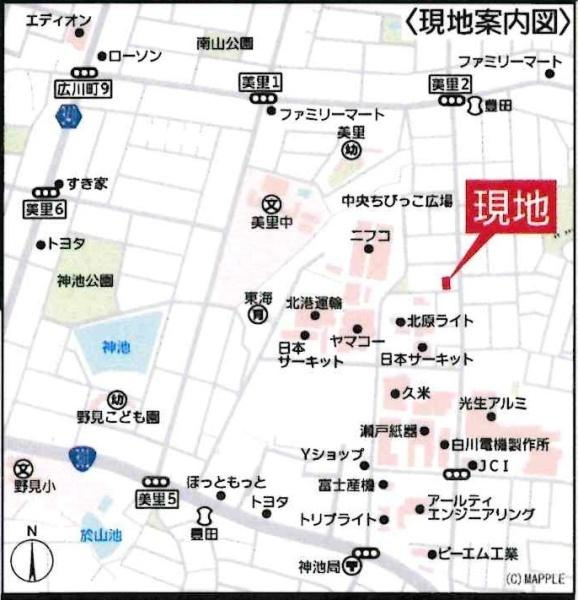 豊田市神池町第2　全2棟・1号棟のその他|交通アクセス図です。