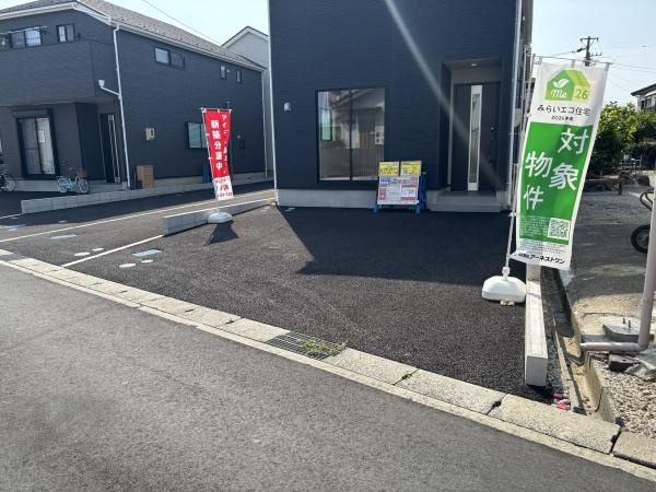 安城市池浦町第4　全4棟・1号棟の駐車場|２台駐車できます！