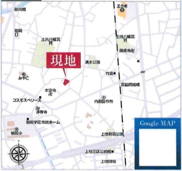 岡崎市福岡町第2　全4棟・3号棟のその他|交通アクセス図です。