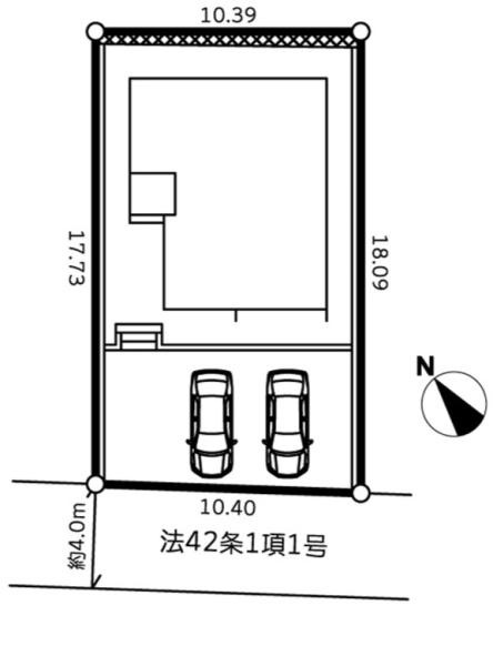 鎌倉市今泉台６丁目の新築一戸建の区画図
