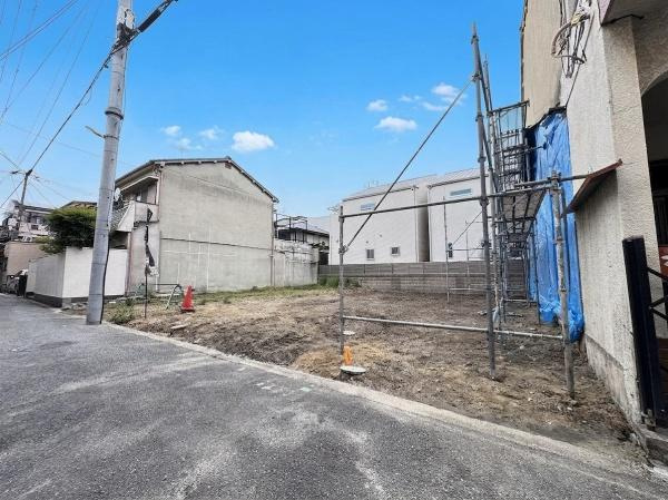 【前面道路含む現地写真】 | 大阪市城東区成育4丁目　建築条件付き売土地