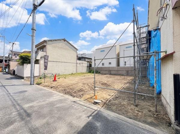 【前面道路含む現地写真】 | 大阪市城東区成育4丁目　建築条件付き売土地
