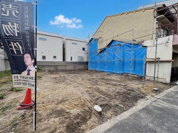 【前面道路含む現地写真】 | 大阪市城東区成育4丁目　建築条件付き売土地