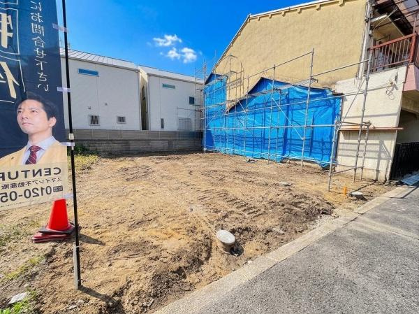 【前面道路含む現地写真】 | 大阪市城東区成育4丁目　建築条件付き売土地