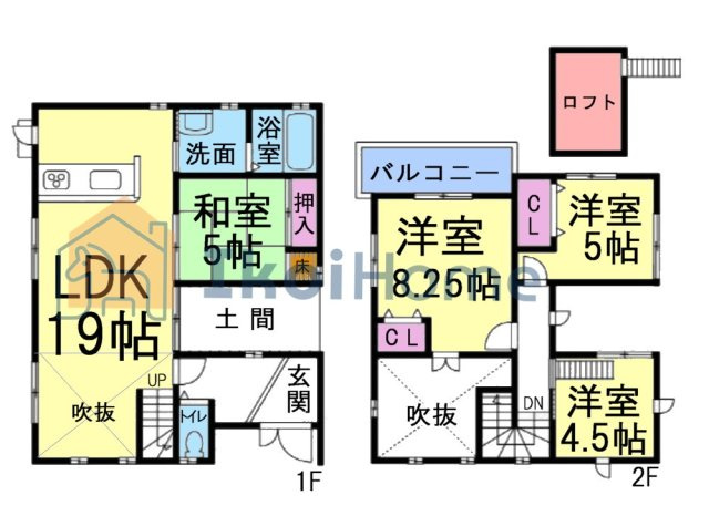 明石市大久保町大久保町　中古戸建の間取り|【ホームページに現地動画掲載中】●年中無休：当日予約可●人気の4LDKでめちゃ使いやすい間取り！