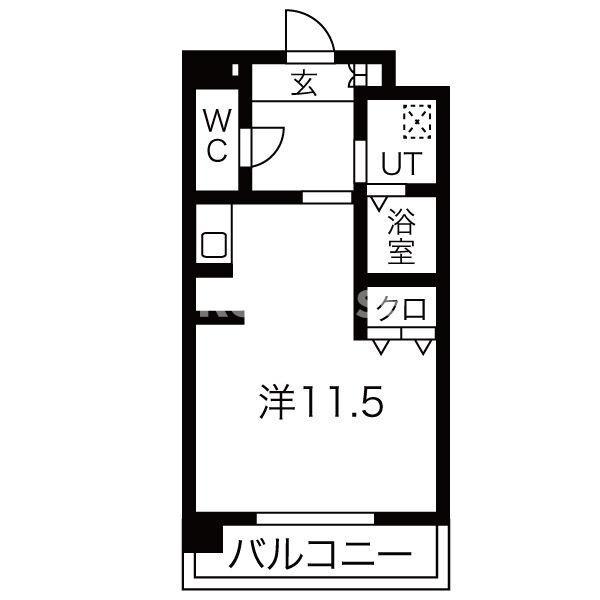 ブロンメゾン平和の間取り