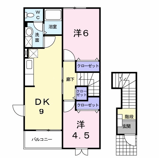 アヴニールⅧの間取り