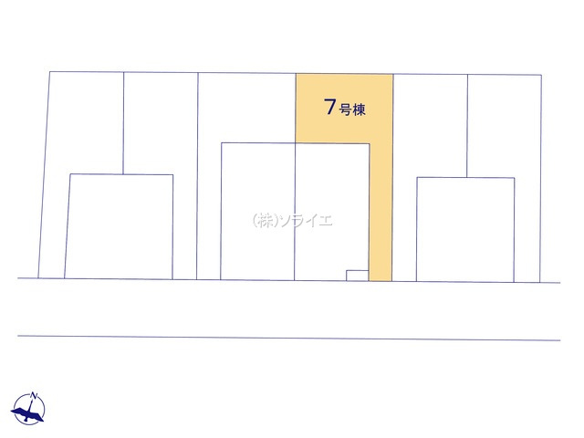 川越市砂新田29期全10棟　新築戸建　グラファーレの区画図