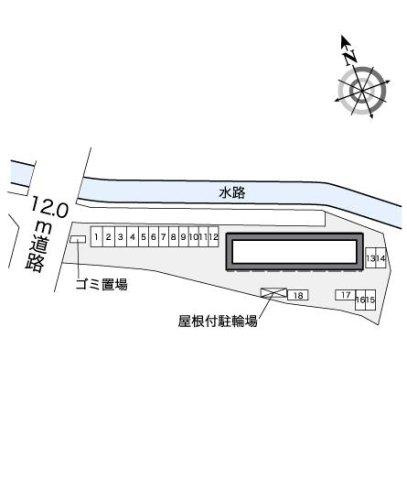 レオパレスソウミの区画図