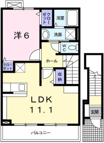プロムナード大野の間取り
