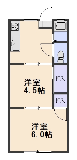 ルーク青江の間取り