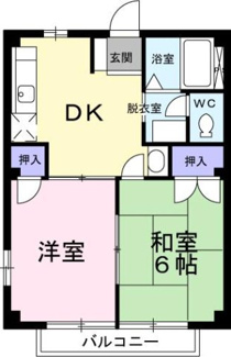 【間取り】 | グレースヒルズＢ