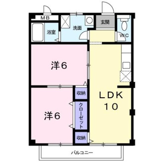 【間取り】 | パルネット内藤Ａ
