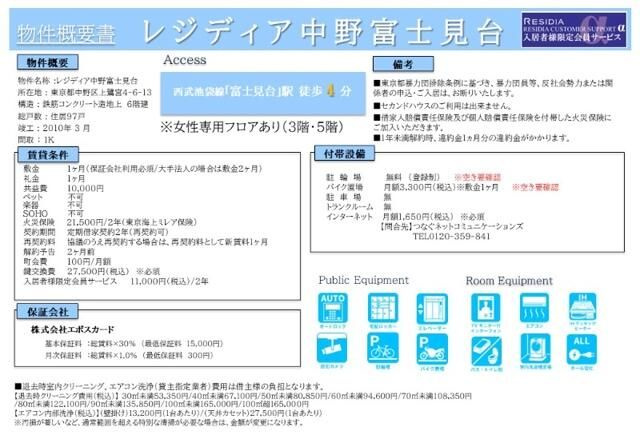 レジディア中野富士見台