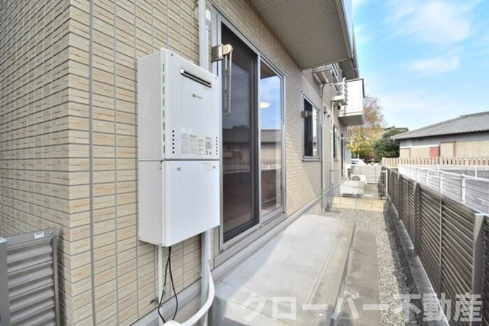 セジュール澄Ⅲ A棟のバルコニー|専用庭