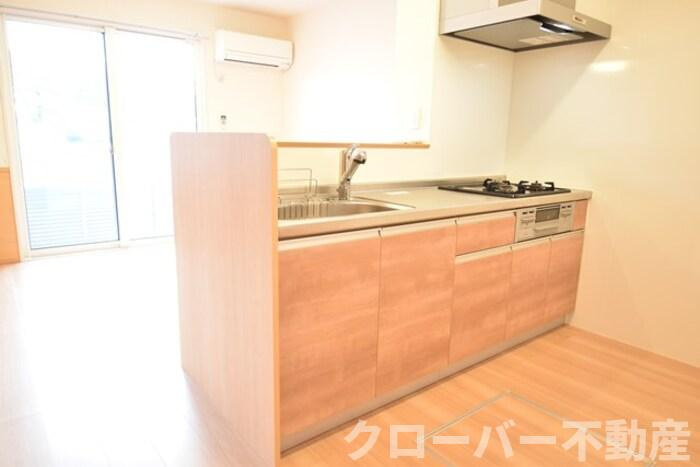 セジュール澄Ⅲ A棟のキッチン|システムキッチン
