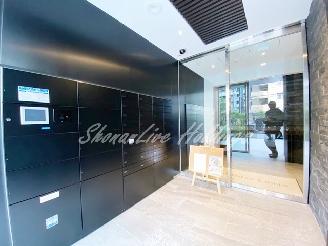 海老名市中央３丁目の賃貸マンションのエントランス|オートロック完備のエントランス♪