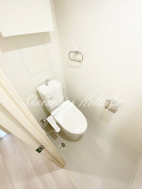 海老名市中央３丁目の賃貸マンションのトイレ|温水洗浄便座付き♪