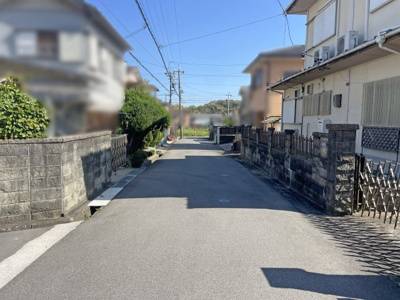 【前面道路含む現地写真】 | 四日市市東垂坂町 | 前面道路