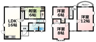 【間取り】 | 平津２丁目