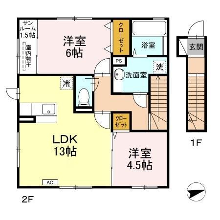 【間取り】 | シャルマンコート