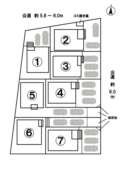 【区画図】 | 東海市加木屋町第36の４号棟【仲介手数料0円】