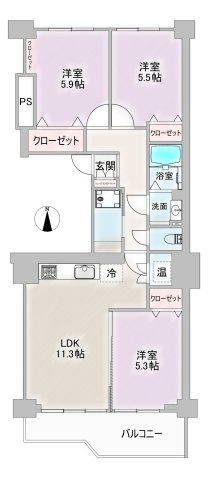 シーアイマンション本郷の間取り